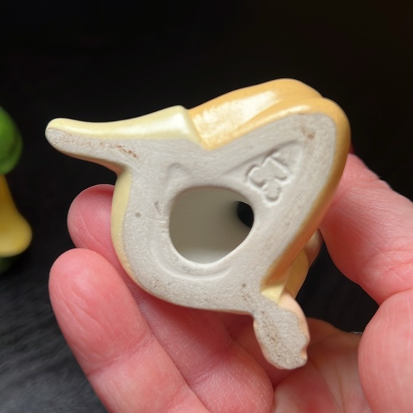 Vintage Handpainted Kitsch Redhead Ceramic Pixie Elves Christmas Figurines - Picture 6 of 12